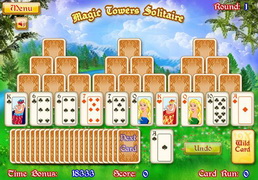 tri towers solitaire - Бесплатные онлайн флеш игры